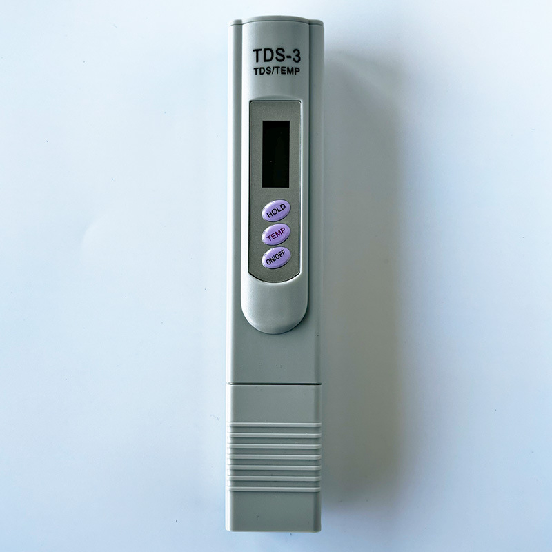 Kézi vízminőség-analizátor - pH és összes keménység mérése, tartomány 0-9999 ppm / 1-14 pH / 0-9999 μS/cm, 3V tápegység, modell RWtds02