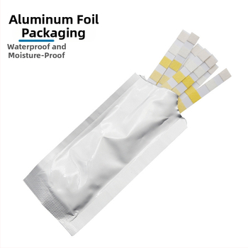 Ленти за тест за басейн 6-в-1: остатъчен хлор, pH, алкалност, твърдост; 50 ленти