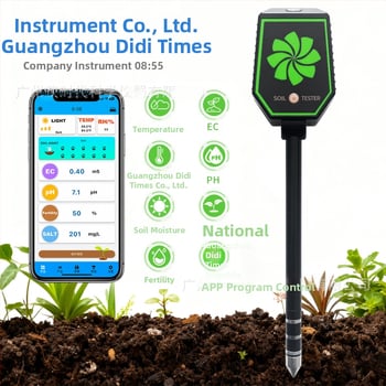 Bluetooth tester tla — osam u jednom: pH, plodnost tla, svjetlo, temperatura i vlaga