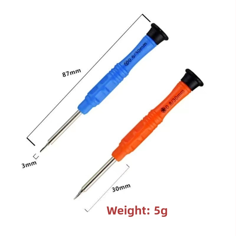 Ezhi sada skrutkovačov na opravu elektroniky s Cr-V chrome vanadiovou oceľou, neizolované, ne magnetické, hmotnosť 0,005 kg
