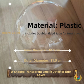 Prachotesný kryt detektora dymu, protiznečisťujúci kryt pre senzor dymu, ochranný kryt pre stavebné projekty