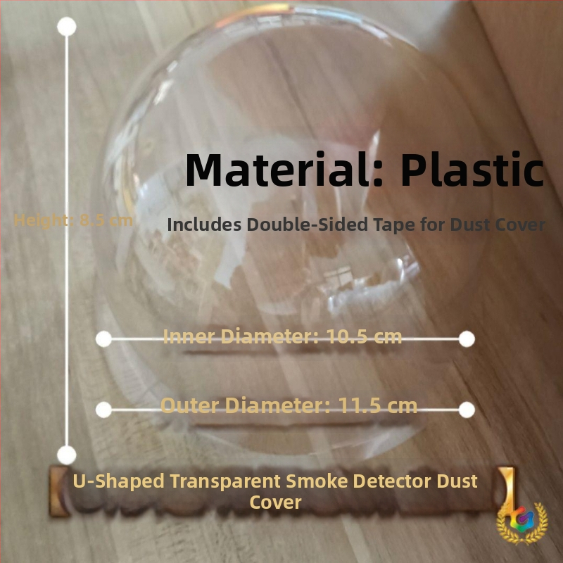 Prachotesný kryt detektora dymu, protiznečisťujúci kryt pre senzor dymu, ochranný kryt pre stavebné projekty