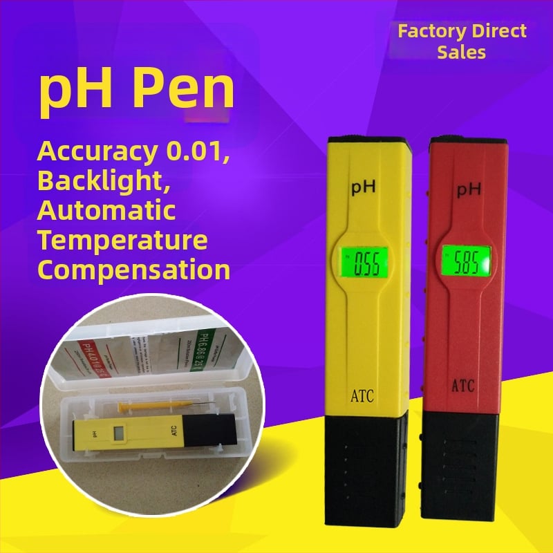 Преносим pH метър PH-2011 с живакова сонда, обхват 0–14 pH, точност 0.01 pH