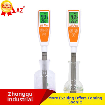 pH тестер AZ8692, ръчен писалков тип за водна среда, обхват 0.00–14.0 pH, точност ±0.1, работна температура 0–60°C