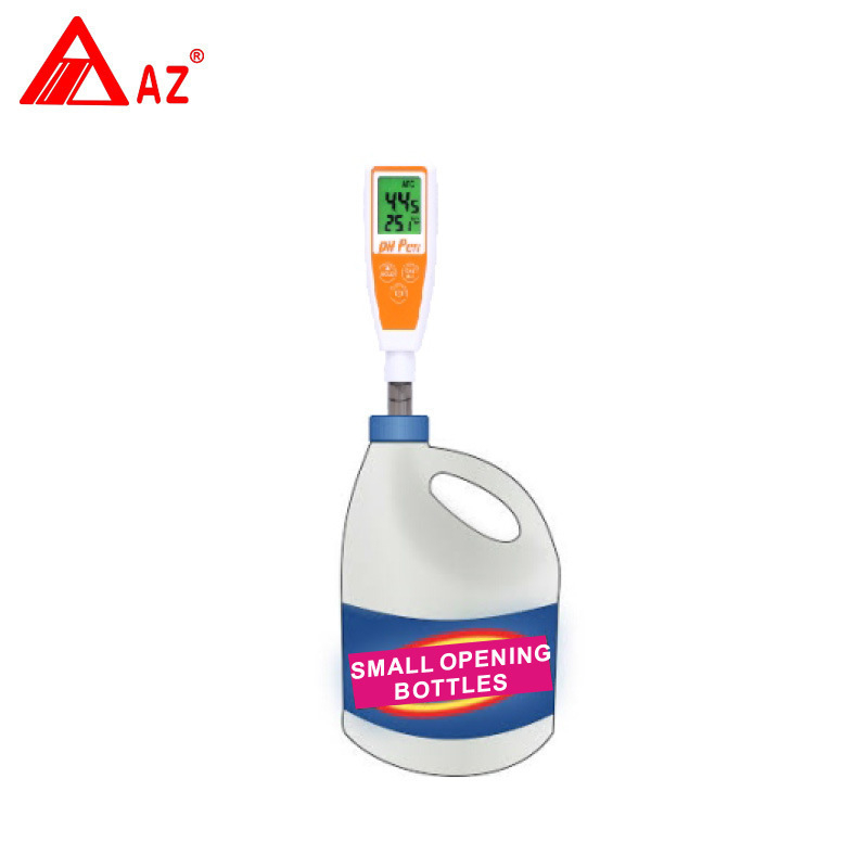 pH тестер AZ8692, ръчен писалков тип за водна среда, обхват 0.00–14.0 pH, точност ±0.1, работна температура 0–60°C