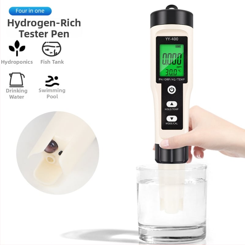 YY-400 Портативен pH измервател с LED подсветка, ORP и температура, водороден тест