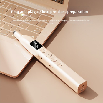 Stilou PPT pentru derularea paginilor pentru profesori, cu afișaj timp și suport pentru hyperlinkuri – telecomandă universală, ABS material