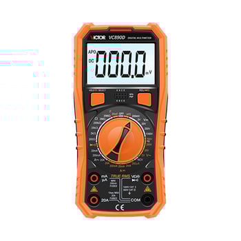 VC890D Φορητός Ψηφιακός Μετρητής - Επαγγελματική Χρήση, Αυτόματο Εύρος Μέτρησης, Δοκιμή Διοδών, Αυτόματη Απενεργοποίηση