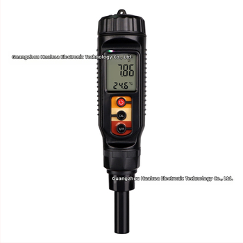 Портативен плосък pH измервател за тесто и почва — обхват 0–14 pH, точност 0.01 pH, температура 0–50 °C, модел PH875, марка Trickle