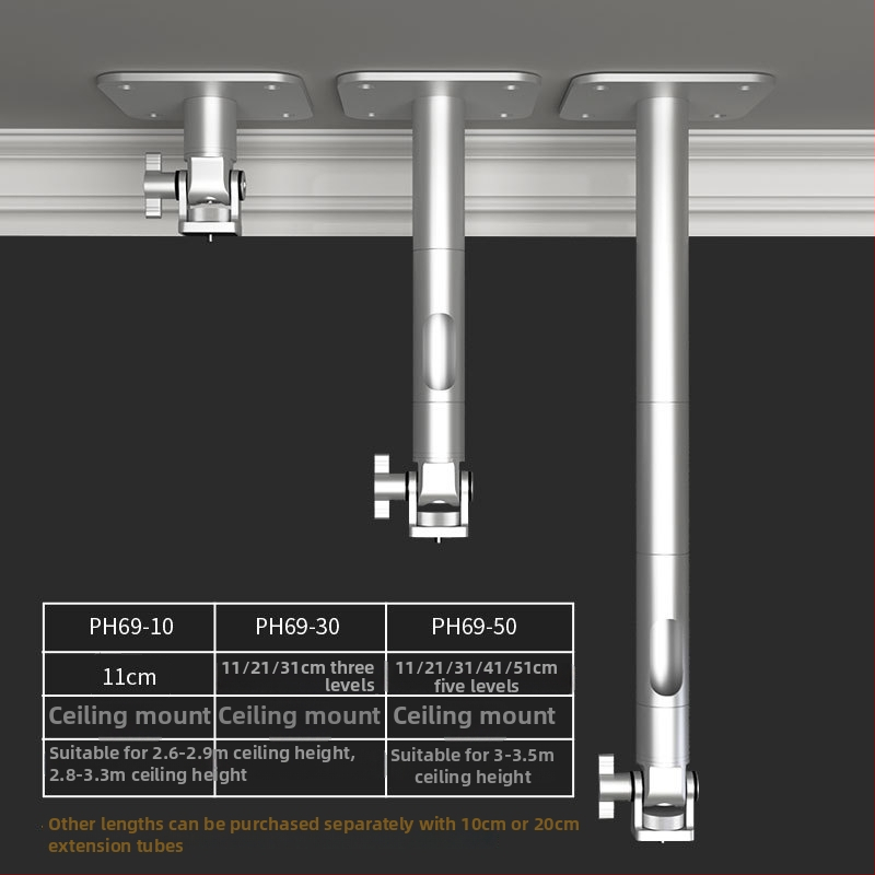 Suport de montare pe tavan pentru proiector – compatibil PH69, RSpro3, Dangbei X5 și JmGO