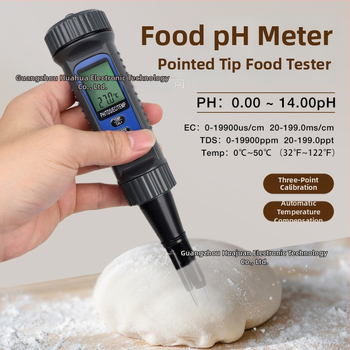 Trickle Ph822 преносим pH/EC/TDS/Temp измервател, четири в едно, цифров дисплей, диапазон pH 0-14