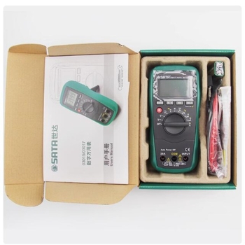 SATA/Shida ručni digitalni multimetar s digitalnim zaslonom i mjerenjem temperature (03015/03005/03007/03017)