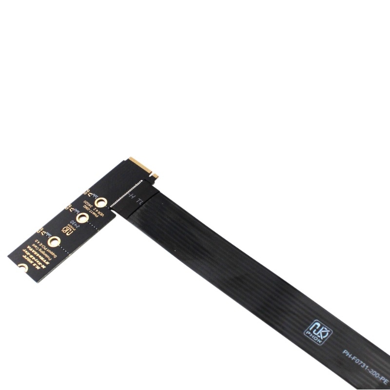 M.2 PCIe 4.0 bővítőkábel NGFF M-keyhez, NVMe és SATA kompatibilis — PH417A-30/PH417B-30