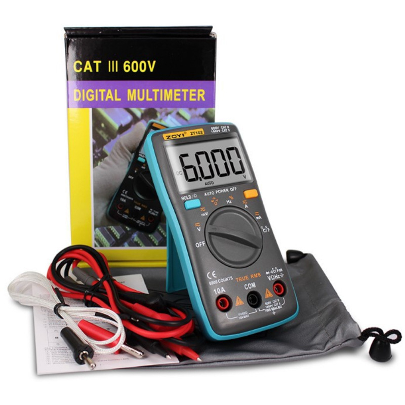 ZOYI Multimetar ZT-102A/ZT-101/ZT-100 Zaštita od izgaranja za elektrikare i kućnu održavanje