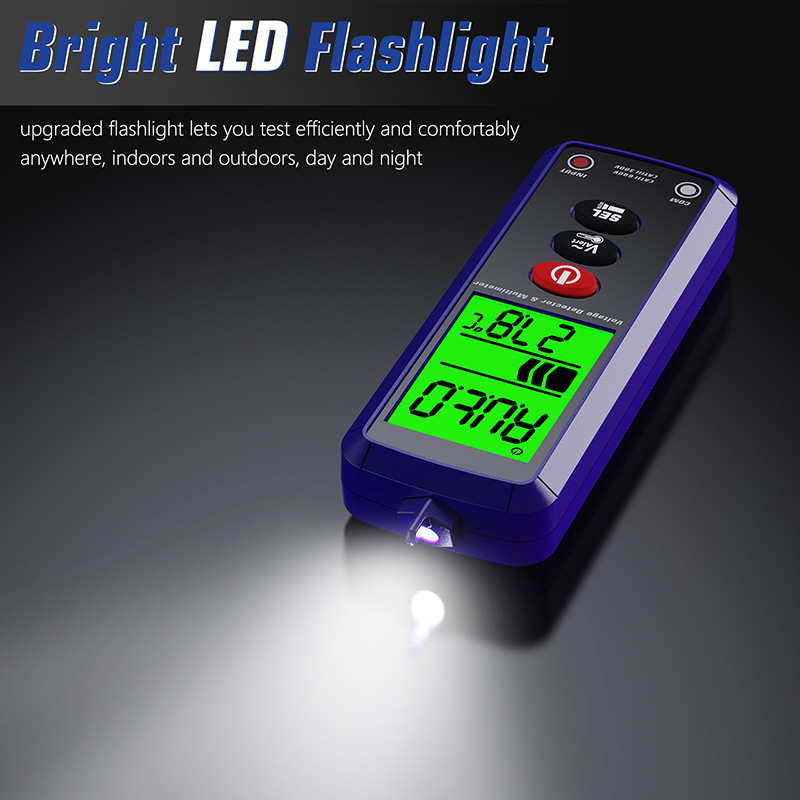 Sincerity Μίνι Πολύμετρο – Φορητός Μετρητής Τάσης με Διπλής Λειτουργίας Ανίχνευση και Έξυπνο Έλεγχο