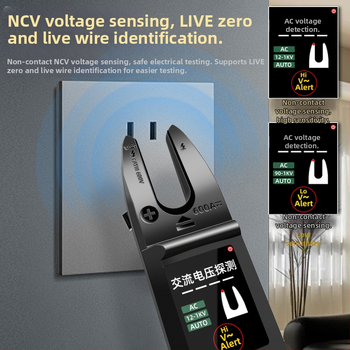 600A AC/DC csuklós áramerőmérő U5-alakú multiméterrel, többmódú árammérés