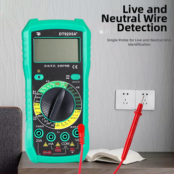 Luwei digitálny kliešťový multimeter s displejom; rozsah kapacity 25; úroveň bezpečnosti 50