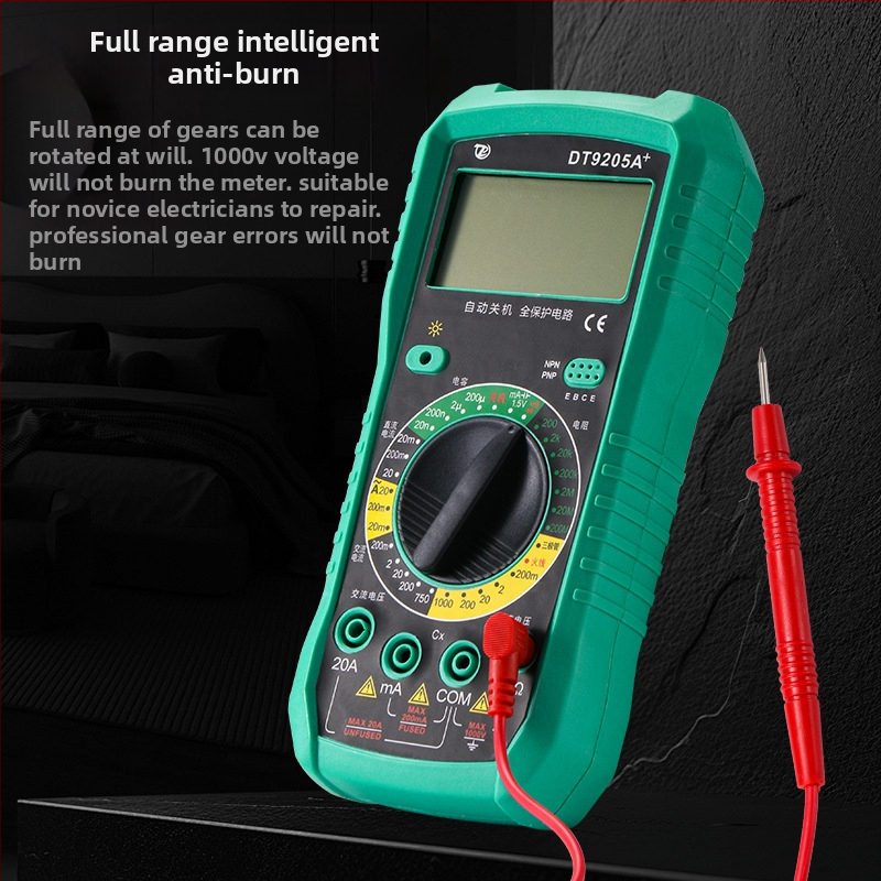 Luwei digitálny kliešťový multimeter s displejom; rozsah kapacity 25; úroveň bezpečnosti 50