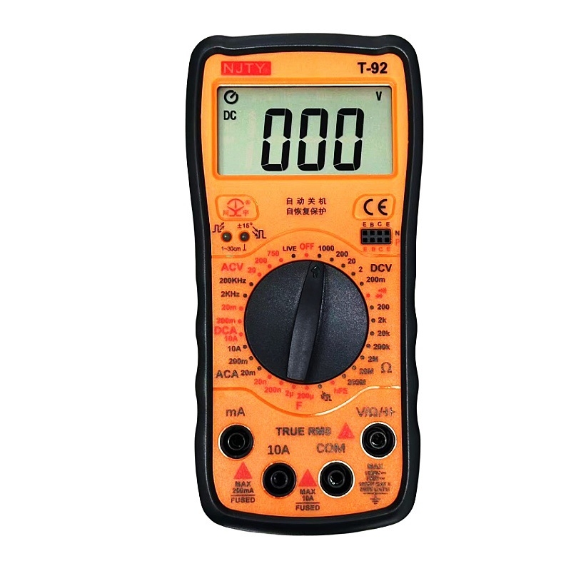 DT9205T digitalni multimetar s zaštitom automatskog oporavka 08T, prijenosni, magnetski držač, zvučnik