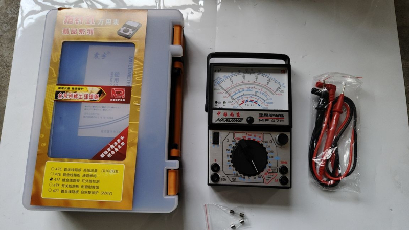 Μοντέλο 47 Αναλογικό Μετρητής, με δείκτη τύπου, εξωτερική ή εσωτερική μαγνητική κίνηση, MF47F/MF47D