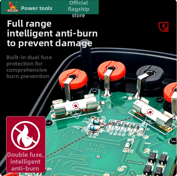 Power Lion Ψηφιακός κλαμπ-μετρητής W3317, Υψηλής Ακρίβειας, Πολυλειτουργικός ηλεκτρικός μετρητής