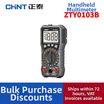 Zhengtai ZTY0103B Ψηφιακός, υψηλής ακρίβειας, αυτόνομος φορητός Πολυμέτρος με ευφυή προστασία κατά της καύσης • Μοντέλο: ZTY0103B • Μάρκα: CHNT • Για επαγγελματική χρήση