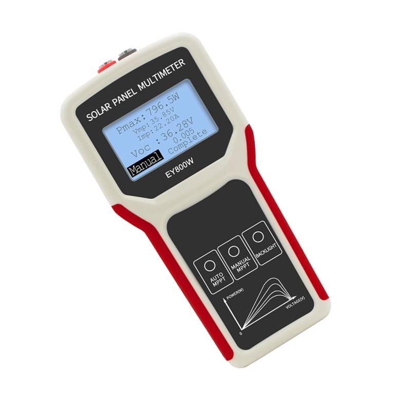 FROGBRO 800W fotovoltni panel multimetar MPPT tester — mjerenje snage, napona i struje