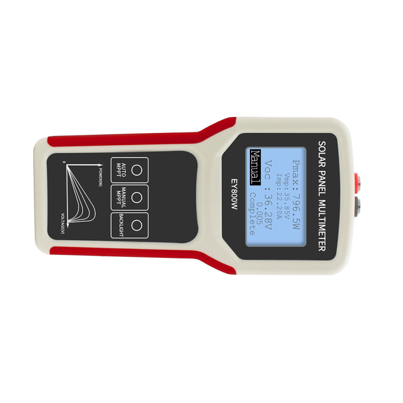 FROGBRO 800W fotovoltni panel multimetar MPPT tester — mjerenje snage, napona i struje