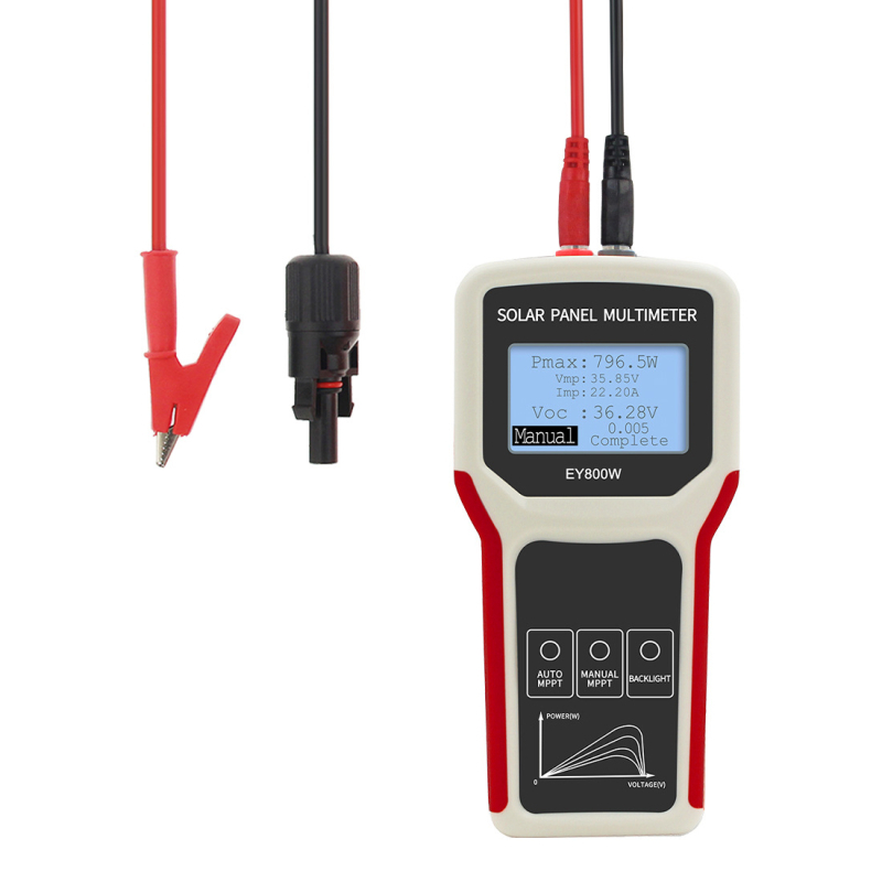 FROGBRO 800W fotovoltni panel multimetar MPPT tester — mjerenje snage, napona i struje