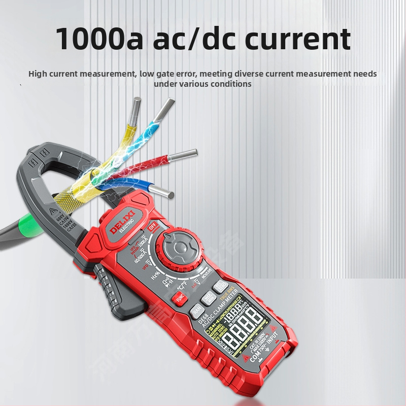 Delixi Electric DE66A Magas Pontosságú Intelligens Clamp Meter NCV AC/DC Áram és Feszültség Méréséhez