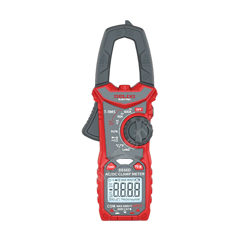 Delixi Electric DE66A Magas Pontosságú Intelligens Clamp Meter NCV AC/DC Áram és Feszültség Méréséhez