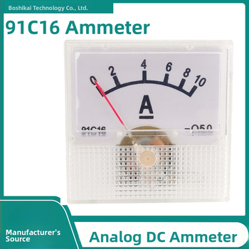 91C16 Analóg DC ampermetre, 10 A, nabíjač, regulátor napätia a napájania – merací prístroj