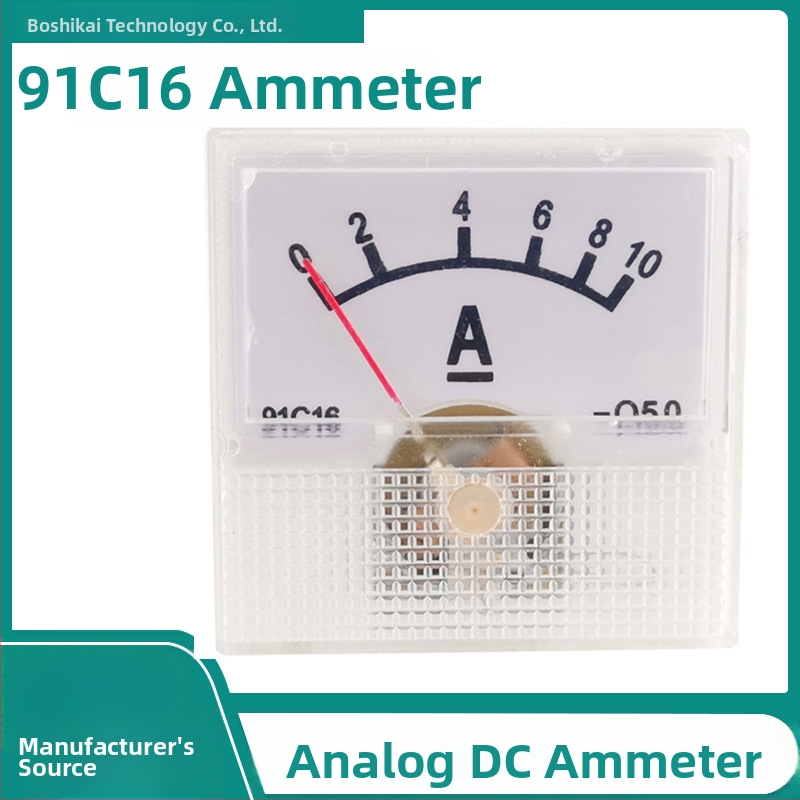 91C16 Analóg DC ampermetre, 10 A, nabíjač, regulátor napätia a napájania – merací prístroj