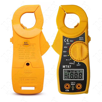 Iiakka MT87 Ψηφιακό κλιπ-μετρητή με LCD οθόνη, μέτρηση τάσης, ρεύματος και αντίστασης