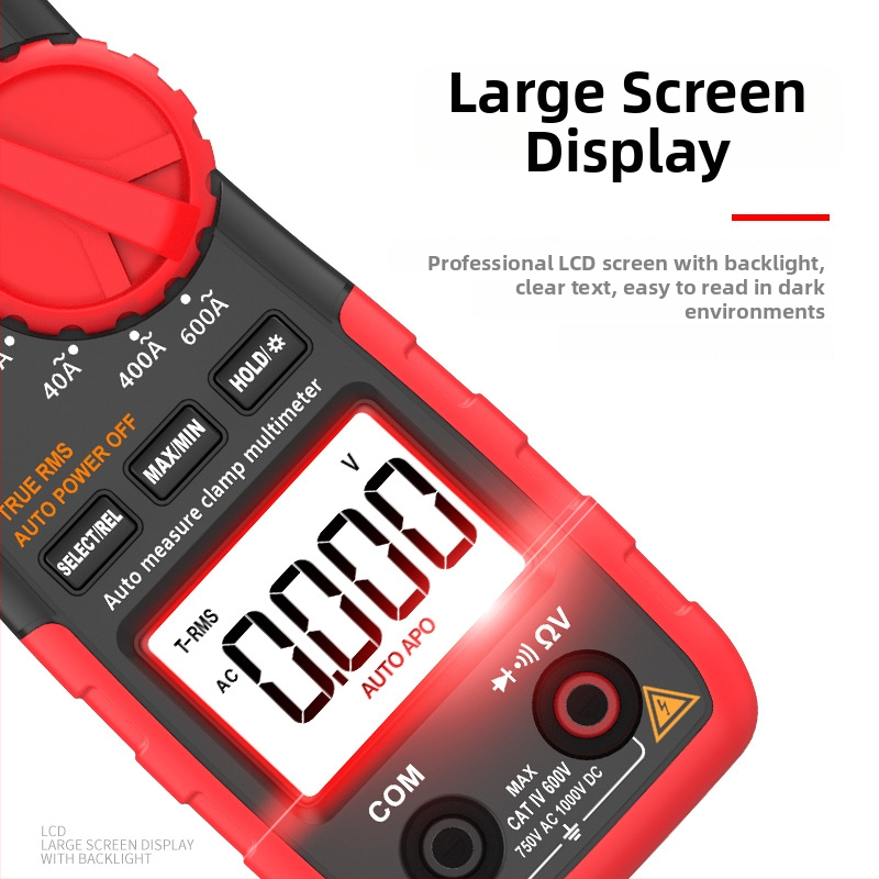 TA8315D kliešťový multimeter – vysokopresný digitálny ampermeter, AC/DC, kliešťový typ, univerzálny prístroj merací