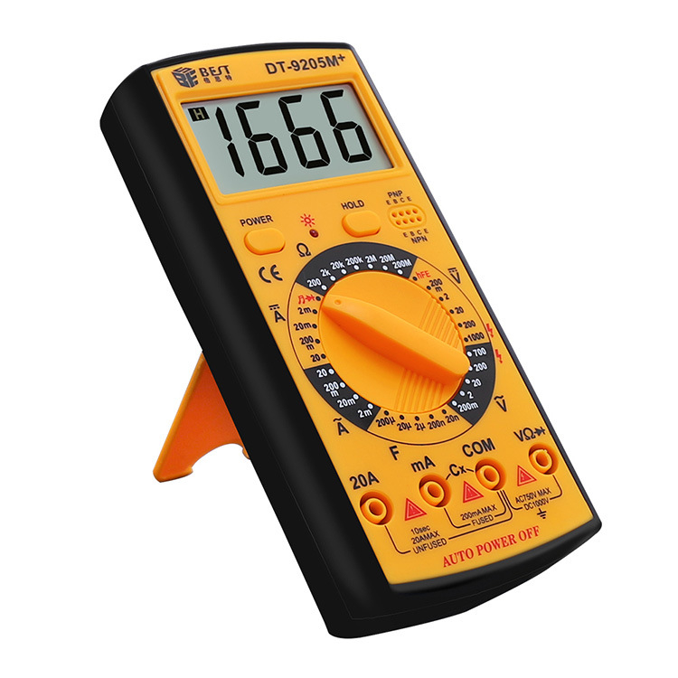 Best digitalni multimetar 9205M+ s memorijom i automatskim načinom rada, univerzalni mjerni alat za početnike, ampermetar