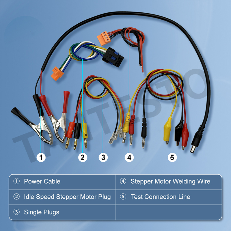 QDB-3A autóipari gyújtótekercs teszter léptető motorral, szolenoid szeleppel és injektor hajtóval