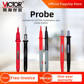 Testovacie pero pre multimetr – nominálne napätie 1000V, 10A/20A, silikónová izolovaná meďová ihla, niklovaný precízny hrot