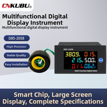 Višenamjenski digitalni mjerni instrument za AC napon, struju, snagu, frekvenciju i faktor snage (PF) 220V/380V