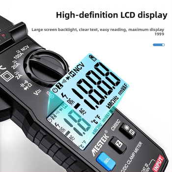 Svorkový ampérmeter, viacúčelový digitálny merací prístroj, model YW-CM85C-000, značka MESTEK, merací rozsah: 1