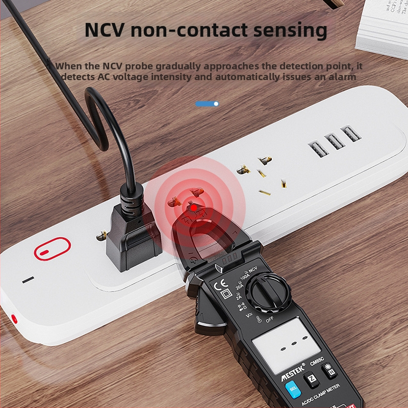 Svorkový ampérmeter, viacúčelový digitálny merací prístroj, model YW-CM85C-000, značka MESTEK, merací rozsah: 1