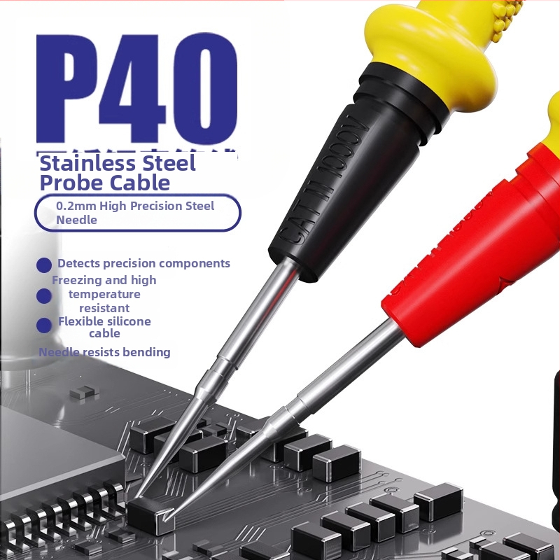 Nerezová oceľová hlava sondy pre multimetr na opravu mobilných telefónov, model P40, autorizovaná súkromná značka, bez dovozu