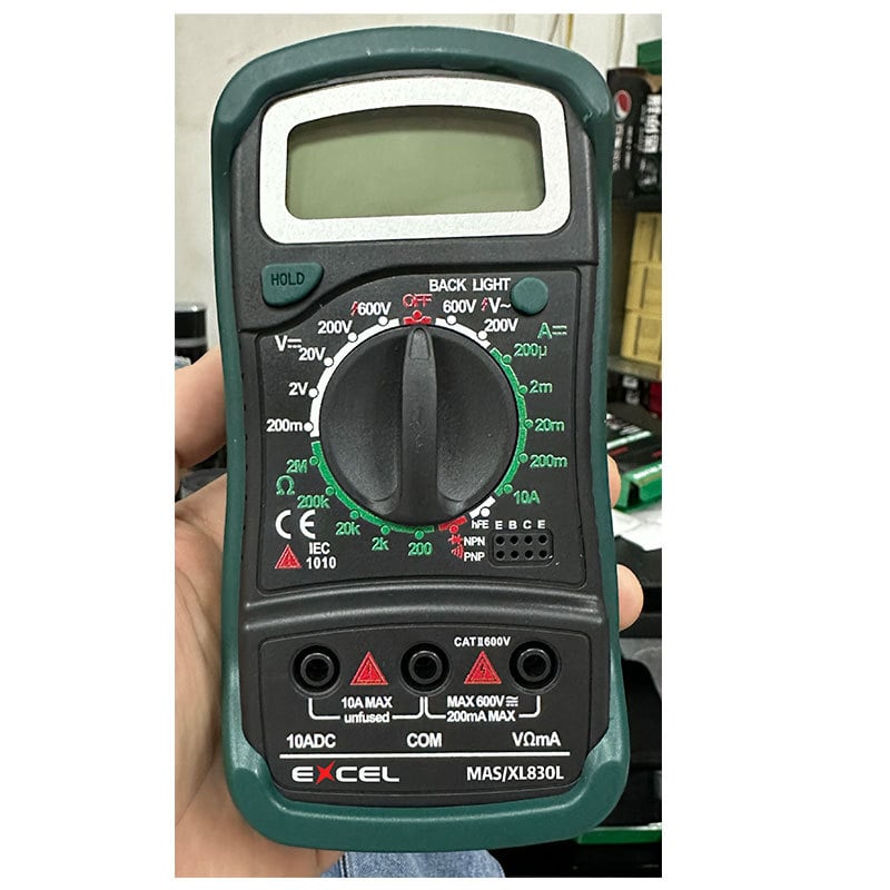 XL830L цифров мултиметър, с подсветка, многофункционален измервателен уред, CE сертифициран