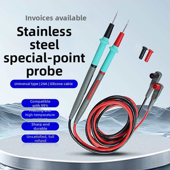 Univerzálne testovacie pero pre digitálny multimetr s tenkou silikónovou špičkou, 20A