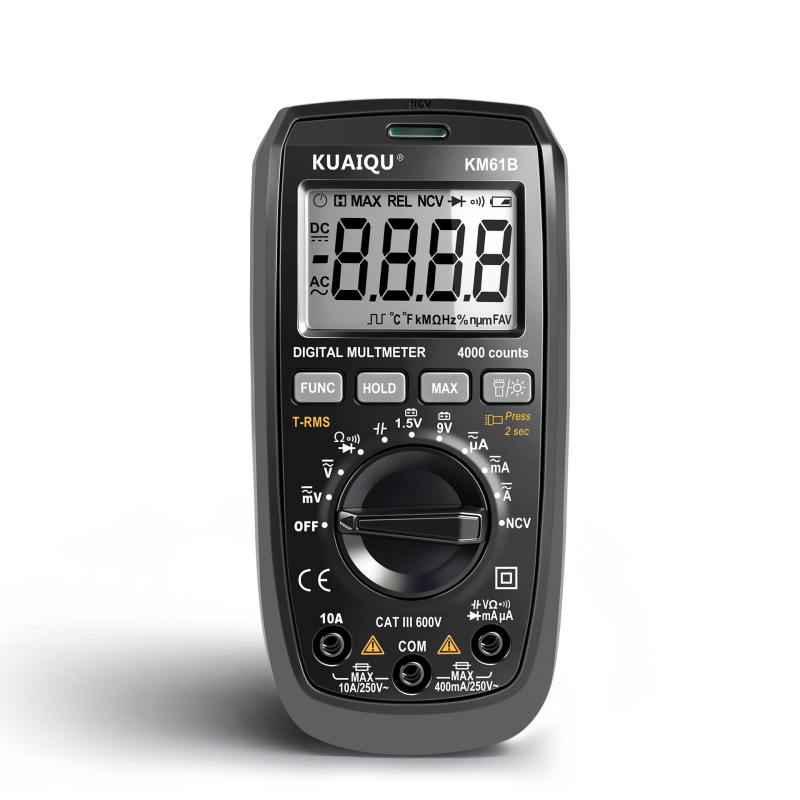 Kuaiqu digitalni multimetar s automatskim rasponom, mjerenje AC/DC struje, model KM61C/KM61B