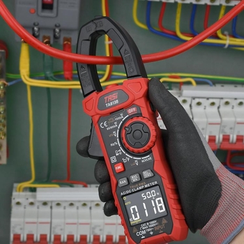 TA813A Μετρητής κλιπ, Υψηλής Ακρίβειας Ψηφιακός Μετρητής Ρεύματος, AC/DC Πολυλειτουργικός Μετρητής, ρεύμα έως 1000, τάση έως 1000, αντίσταση 0.1–60 m