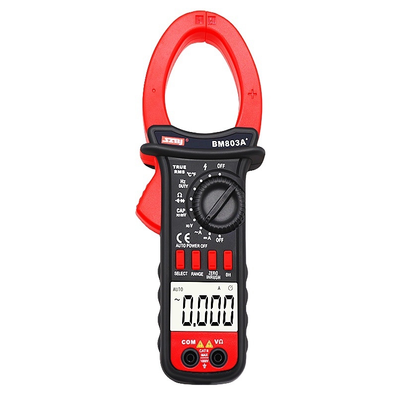 BM803A Κλαμπ-ον Μετρητής Ρεύματος, AC/DC 1000 A, True RMS, 0–1000 V, 40 MΩ