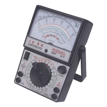 MF47 mechanikus multiméter – magas pontosságú, égés elleni védelem, hangjelzős kontinuitási funkció, áram és feszültség mérése