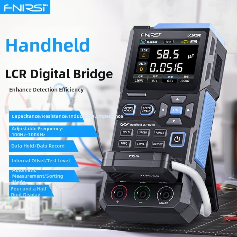Fnirsi LC1020E prenosni digitalni LCR most tester – mjerenje otpora, induktivnosti i kapaciteta, CE certifikat