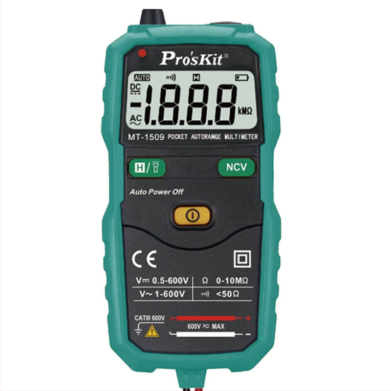 Digitalni multimetar MT-1509 Baogong Pro'skit s inteligentnim automatskim zaslonom